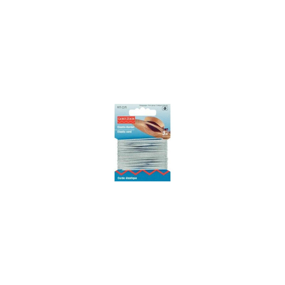Prym 1.5 mm 3 m Elastic-Cord, Silver