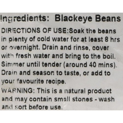 Suma Blackeye Beans 3 kg 2