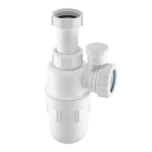 McAlpine A10AV Anti-Syphon Adjustable Inlet Bottle Trap - White
