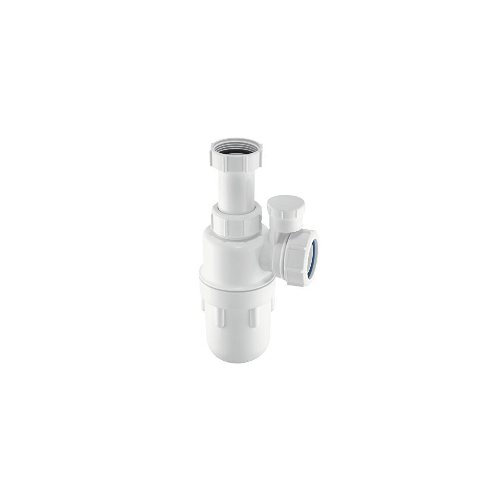 McAlpine A10AV Anti-Syphon Adjustable Inlet Bottle Trap - White