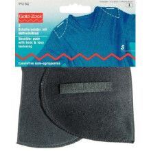 Prym Small 2-Piece Set-In Shoulder Pads with Hook and Loop Fastening, Black
