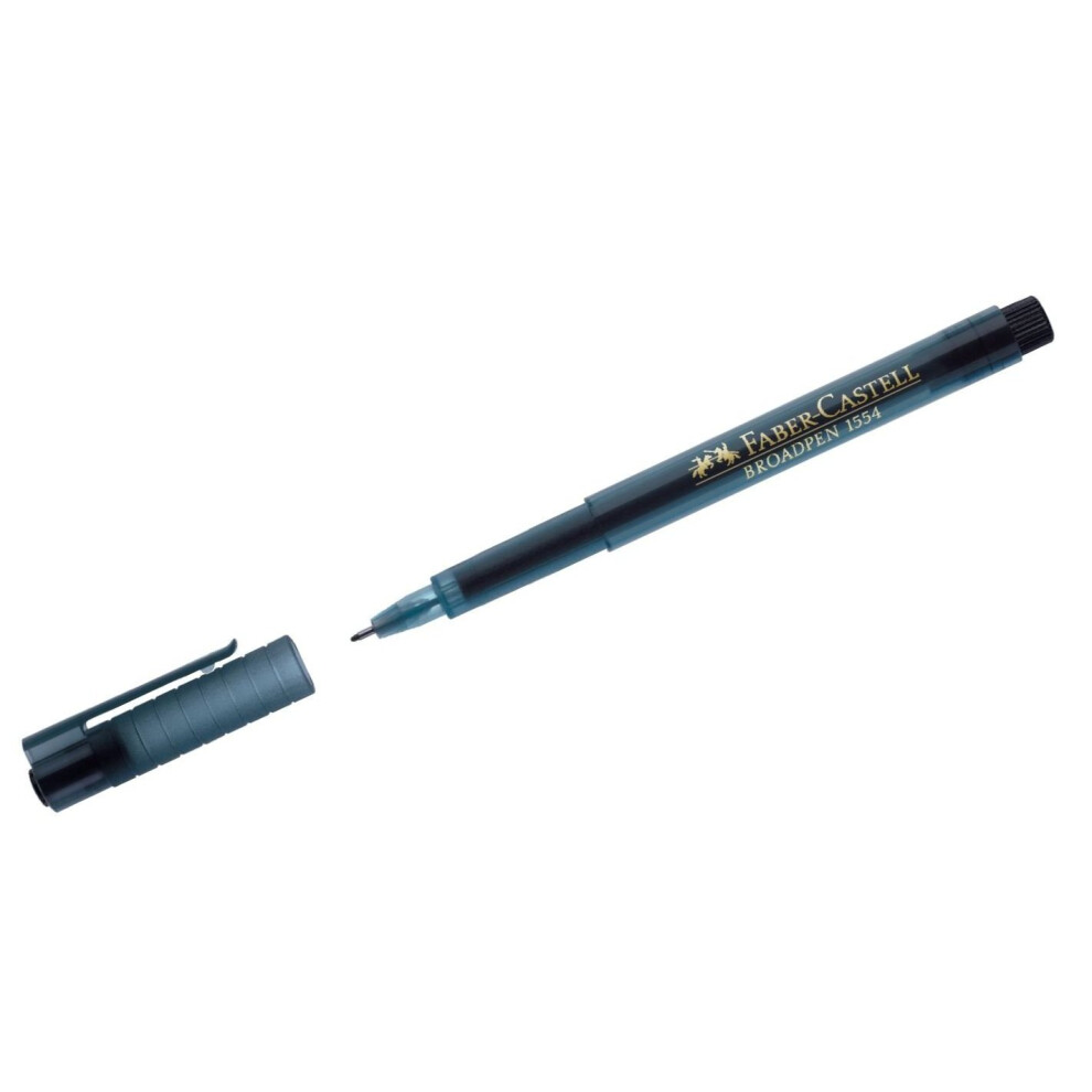 Faber-Castell 1554 Fineliner Broad Pen - Black