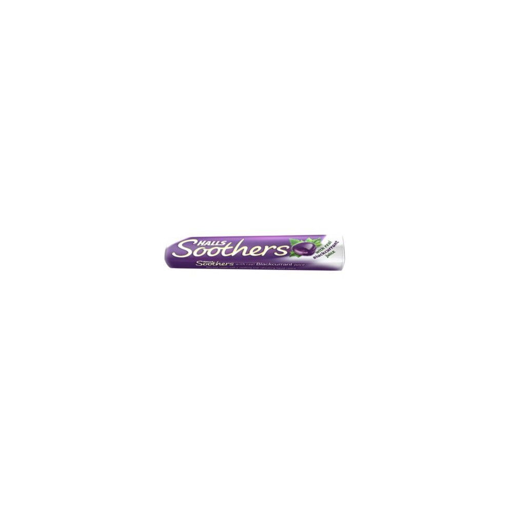 Halls Soothers Blackcurrant 45G - Pack Of 20