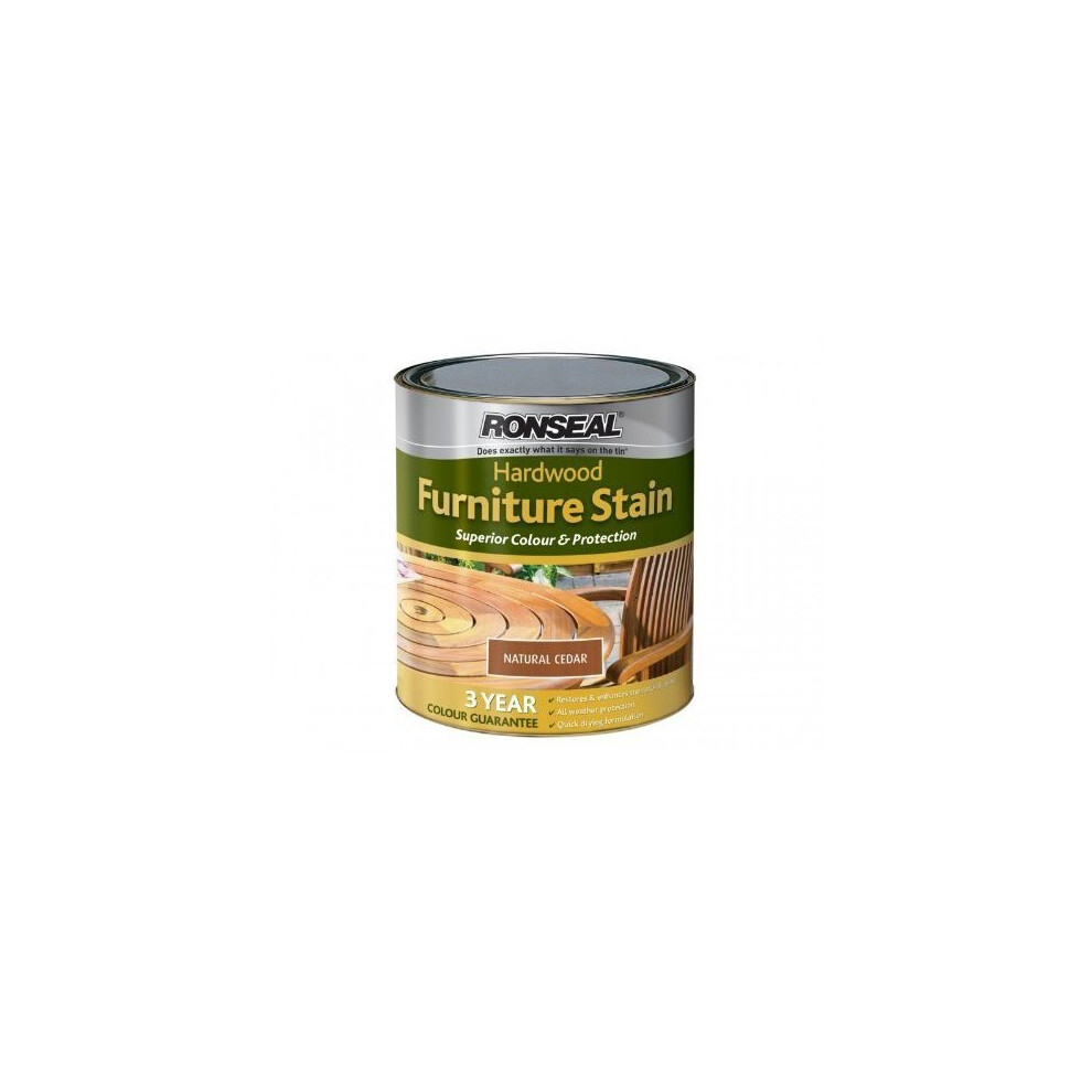 Ronseal HWFSDO750 Hardwood FurnIture Stain English Oak 750ml