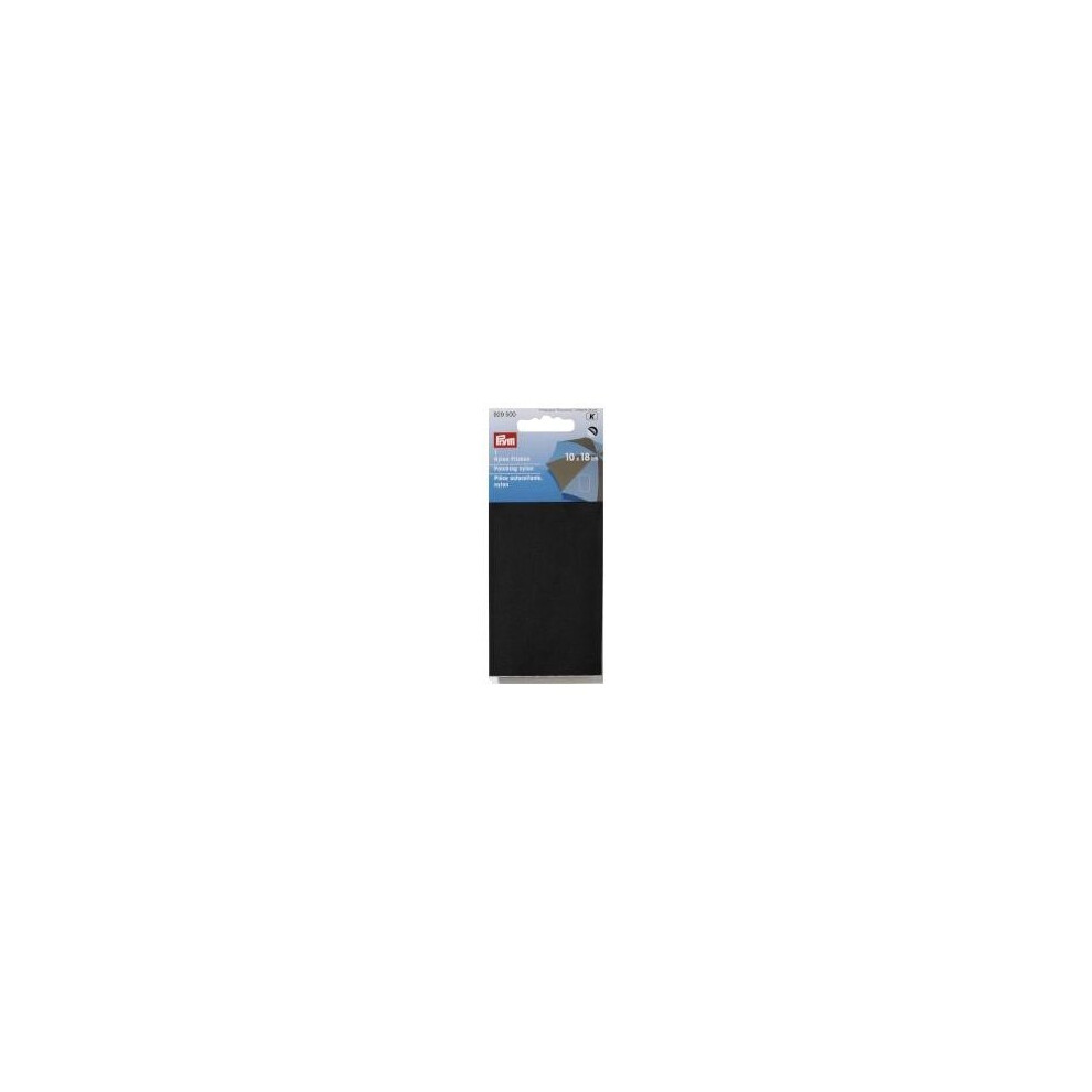 Prym 18 x 10 cm/0.018 m sq Self-Adhesive Nylon Patches, Black