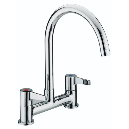 Bristan Bristan DUL DSM C Design Utility Lever Deck Sink Mixer - Chrome Plated