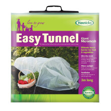 Tierra Garden Haxnicks Gtun050101 Giant Easy Micromesh Tunnel, White, 300x60x45 cm