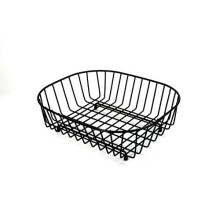 Delfinware Oval Sink Basket, Black