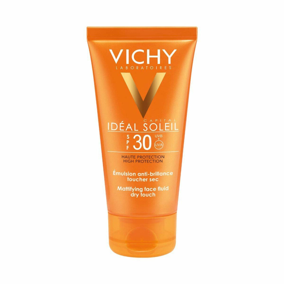 Vichy Capital Soleil Face Dry Touch Fluid Spf30 - Mattifying Sunscreen For Combination To Oily Skin (C-2525113)