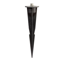 Parlat Garden Ground Spike Made Of Black Plastic For Lights