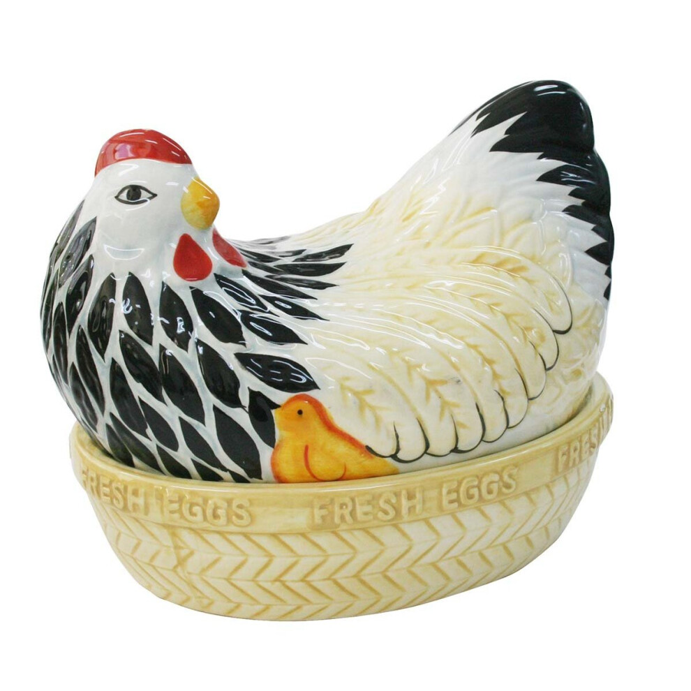 Mason Cash Mother Chip Resistant Hen Nest Egg Storage, Multi-Colour,