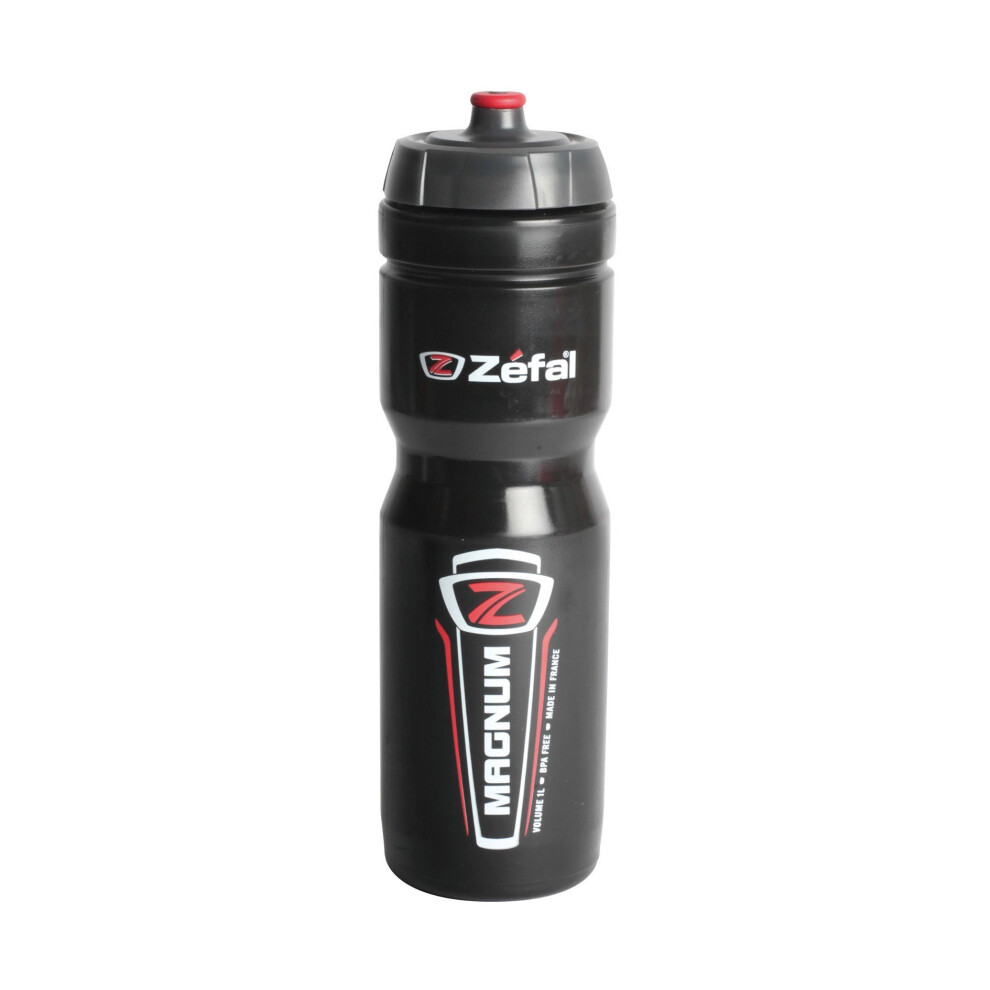 Zefal Magnum High Capacity Bottle - Black, 1 Litre