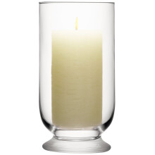 LSA International 23 cm Terrace Storm Lantern, Clear