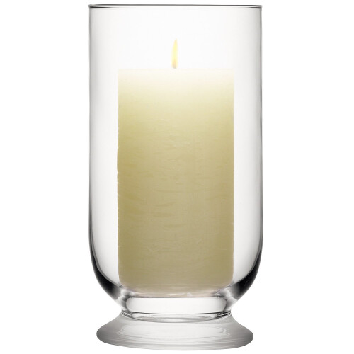 LSA International LSA International 23 cm Terrace Storm Lantern, Clear