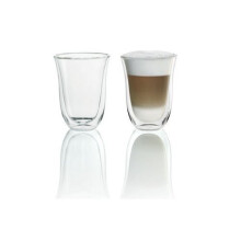 Delonghi 5513214611 Latte Macchiato Thermo Glasses - Pack of 2