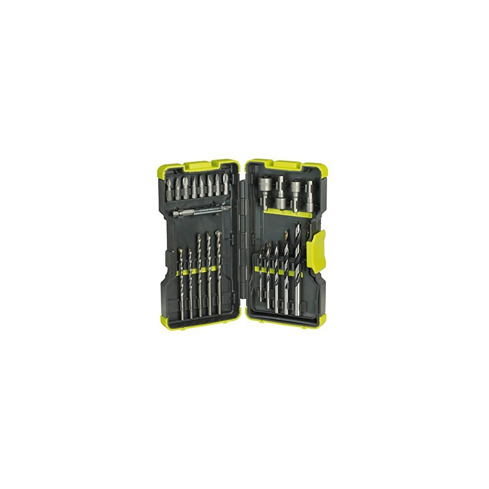 Ryobi RAK30MIX Mixed Drilling and Driving Bit Set, 30 Piece