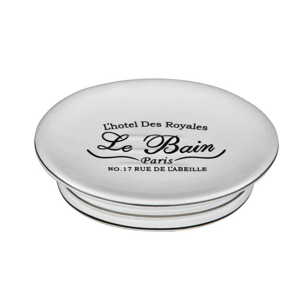 Premier Housewares Le Bain Soap Dish - White Ceramic