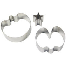 PME Stainless Steel Sweet Pea Cutters, Small Size, Set of 3