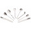 Alessi Alessi Officina Assorted Coffee Spoons, Set of 8, Silver 1