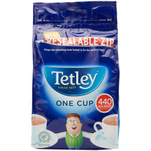 Tetley Tea Bags 440-Count NWT006P - Premium One-Cup Tea for Offices, Rich Assam/Ceylon/African Blend