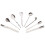 Alessi Alessi Officina Assorted Coffee Spoons, Set of 8, Silver 2