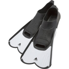 Cressi 1946 Light Swimming Fins - White/Black, 8.5/9.5 UK (43/44 EU)