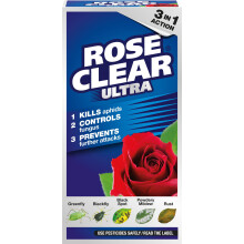 RoseClear Ultra Systemic Insecticide and Fungicide Liquid Concentrate Bottle, 200 ml