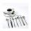 Alessi Alessi Officina Assorted Coffee Spoons, Set of 8, Silver 3