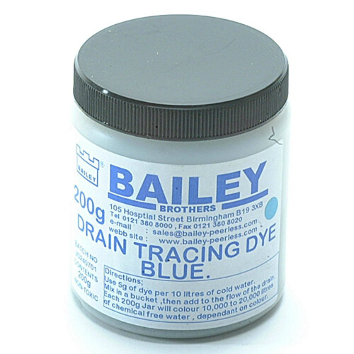 Bailey 1992 Drain Tracing Dye - Blue