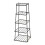 Delfinware 5 Tier Saucepan Stand, Black 1