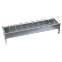 Kerbl 71301 Galvanised Poultry Feeding Trough 50 cm x 10 cm | C-71301