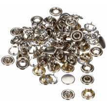 Prym Non-Sew Press Stud Refill Pack, Metal, Silver, 9.3 x 5.7 x 0.7 cm