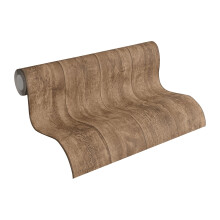 A.S. Creation 7088-23 Murano Wood Effect Wallapaper, Brown, 10,05m x 0,53m