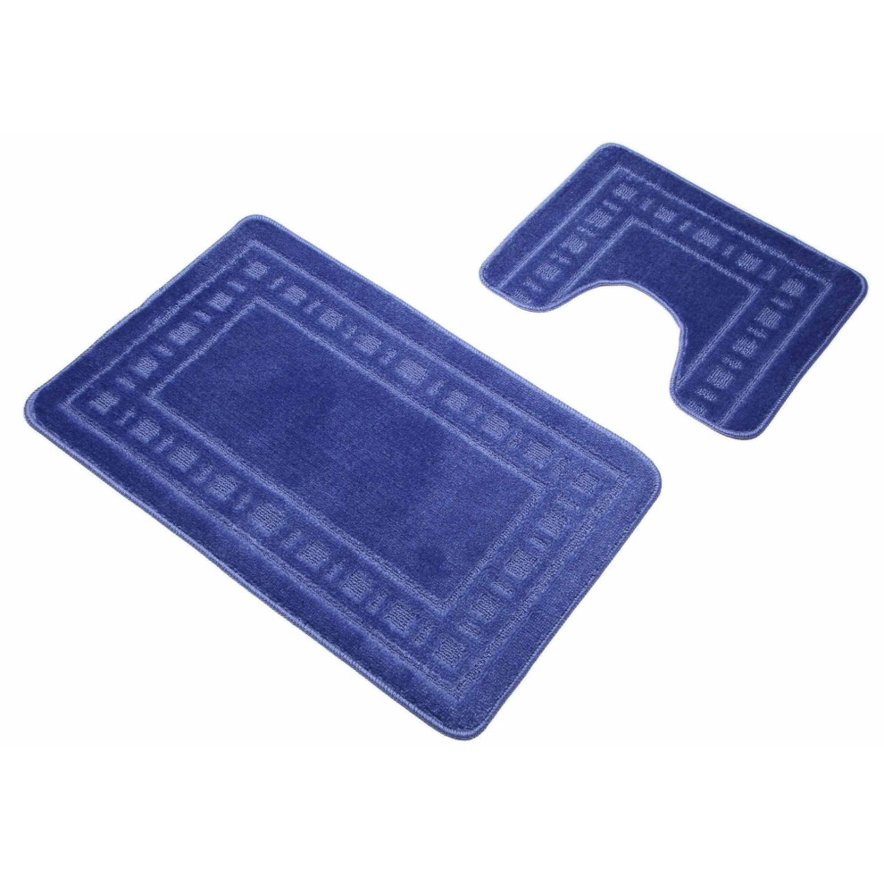 Catherine Lansfield Armoni Bath Set Blue