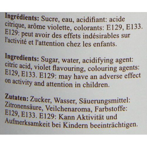 Monin Premium Violet Syrup 70 CL 2