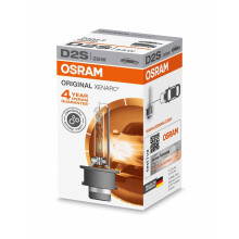 OSRAM XENARC ORIGINAL D2S HID, xenon headlight bulb, 66240, folding carton box (1 piece)(Packaging Might Vary)