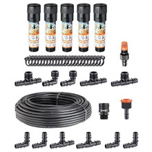 The Claber 90200 Pop-Up Irrigation System Starter Kit for Small Lawns and Gardens