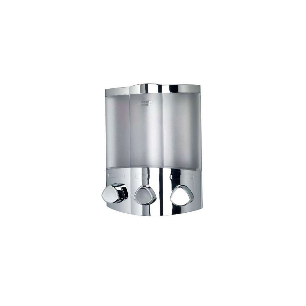 Croydex Euro Soap Dispenser Trio Chrome