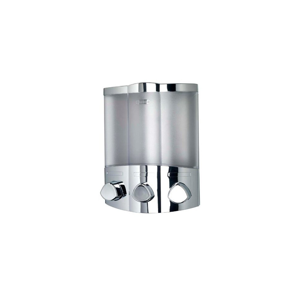 Croydex Euro Soap Dispenser Trio Chrome
