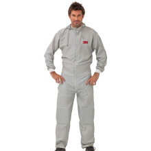 3M Reusable Paintshop Coverall, Grey, L, 50425
