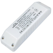 Electronic Halogen Transformer 230 V to 12 V 50-150 Watt with Overload Protection and Temperature Safety 160 x 46 x 33 mm 1 Transformator