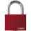 Abus ABUS 65AL40RED Open Shackle Padlock - Red 1
