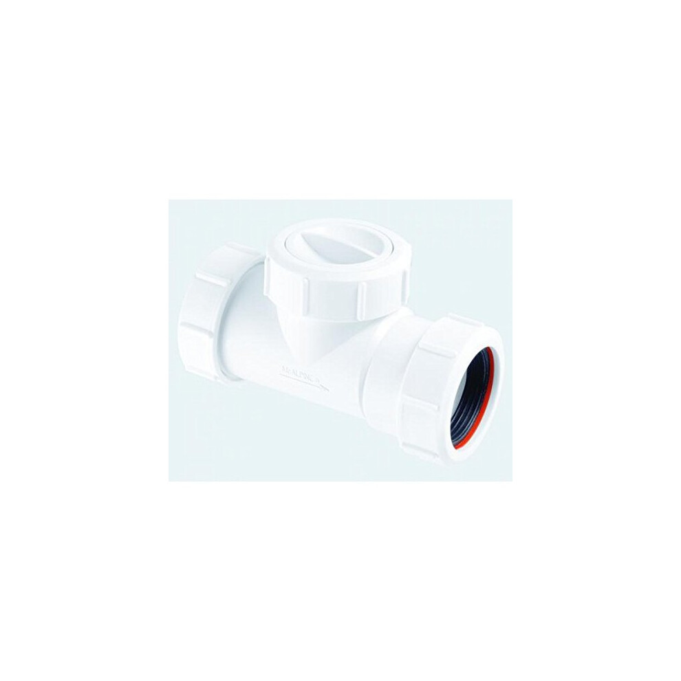 McAlpine T28M-NRV Multifit In-Line Non-Return Valve - White