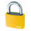 Abus ABUS 65AL40YEL Open Shackle Padlock - Yellow 2