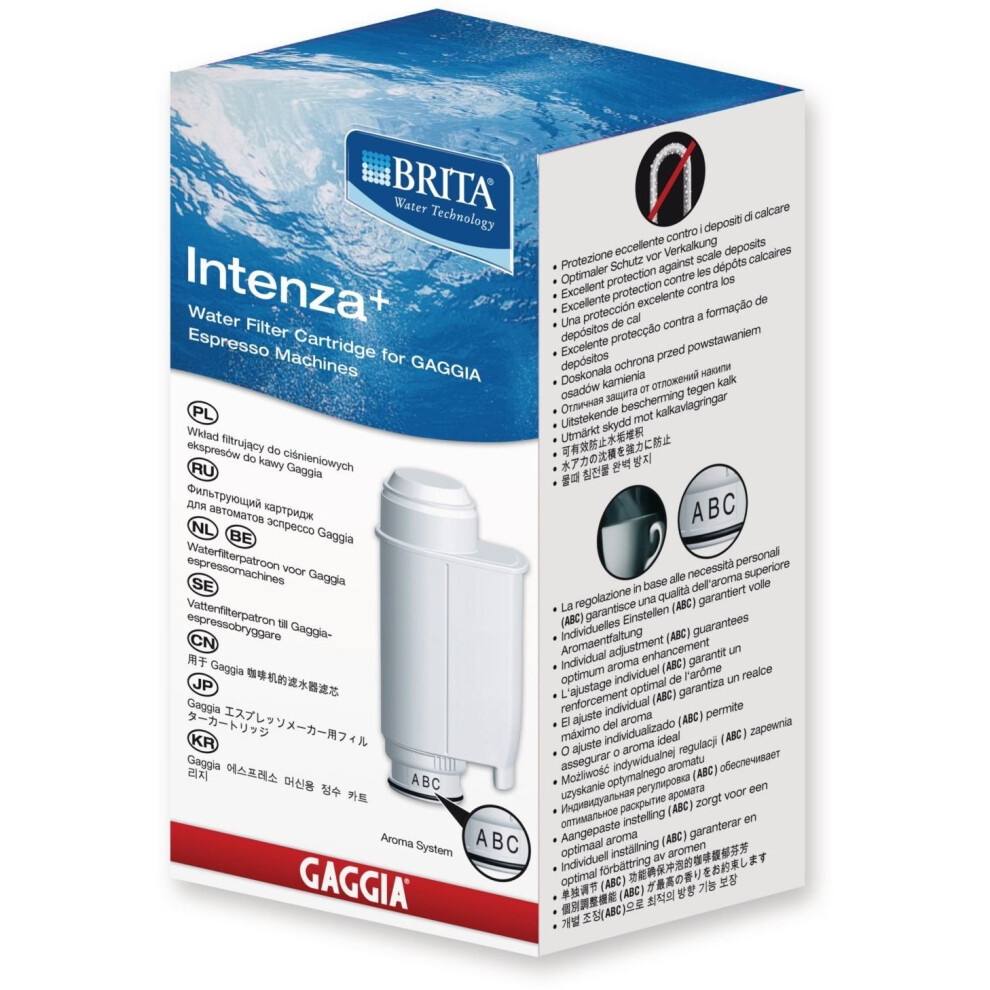 Gaggia RI9113/60 Brita Intenza+ Water Filter Cartridge for Espresso Machines