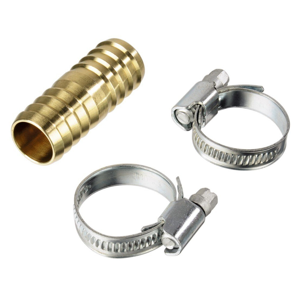 Xavax Brass Connector For Washing Machine/Dishwasher Outlet Hose, Drain Hose Connector