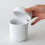Alessi Alessi Birillo Cotton Bud Holder, White 5