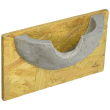 Esschert Design NKH2 30 x 15 x 14cm Ceramic House Martin Nest - Grey