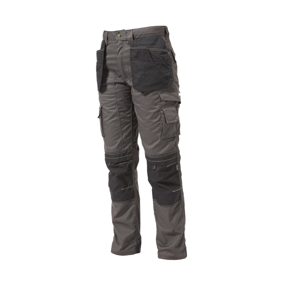 Apache Men's Holster Polycotton Holster Trouser, Grey/Black, 34W X 31L 5055338400195