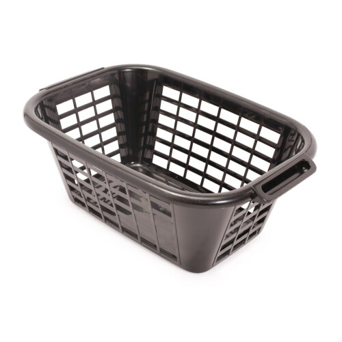 Addis ADDIS 505606 RECTANGULAR LAUNDRY BASKET BLACK
